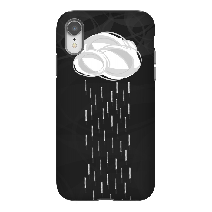 iPhone Xr StrongFit Midnight Rain by Dellán