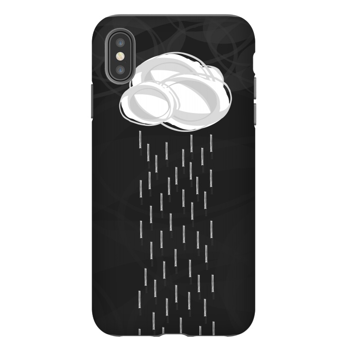 iPhone Xs Max StrongFit Midnight Rain by Dellán