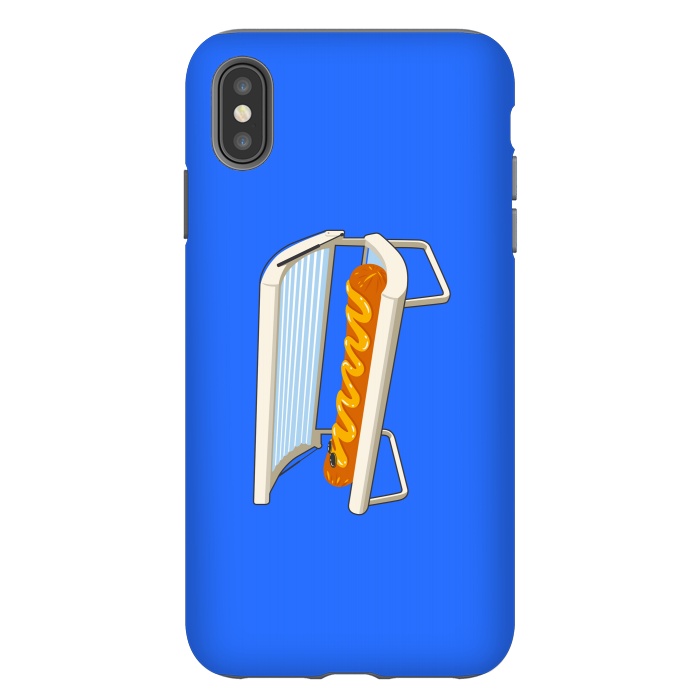 iPhone Xs Max StrongFit Hotdog by Xylo Riescent