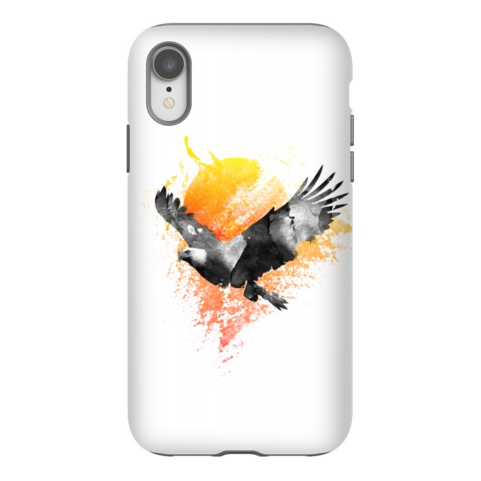 iPhone Xr StrongFit The Eagle that touched the sun by Rui Faria