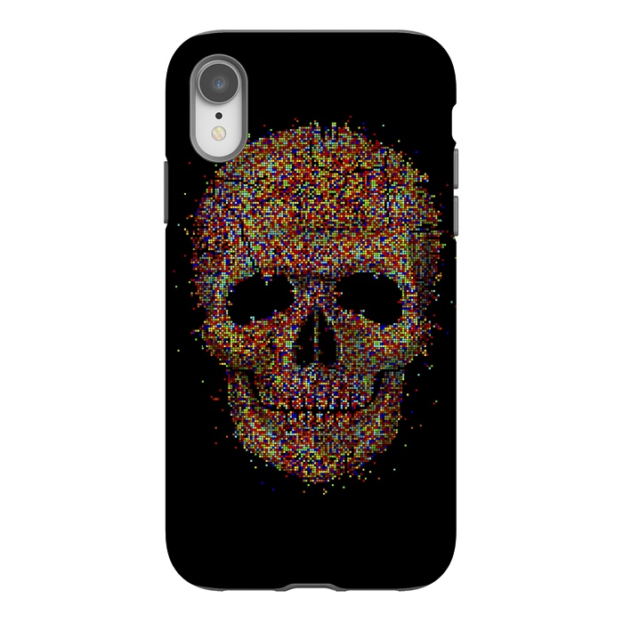 iPhone Xr StrongFit Acid Skull by Sitchko
