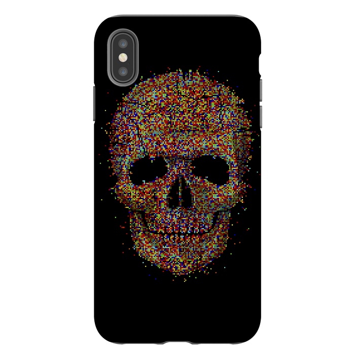 iPhone Xs Max StrongFit Acid Skull by Sitchko