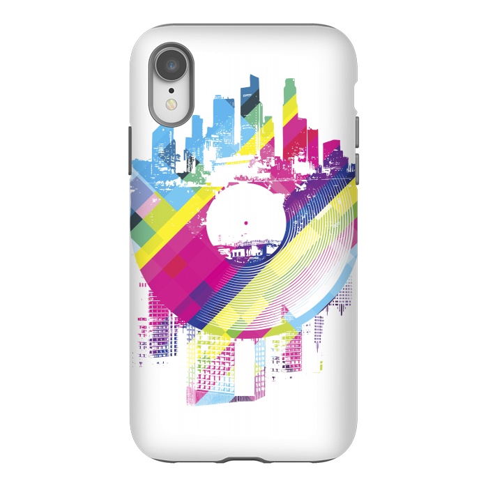 iPhone Xr StrongFit Urban Vinyl Colorful by Sitchko
