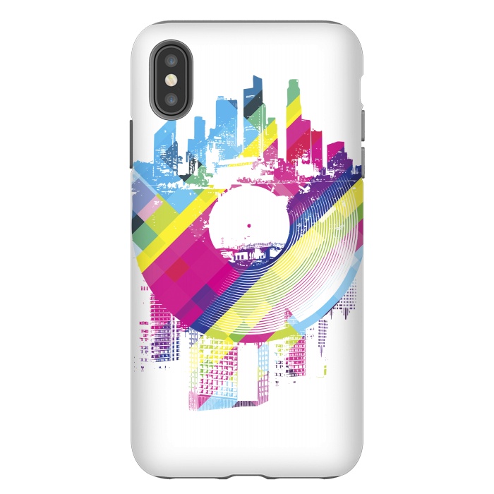 iPhone Xs Max StrongFit Urban Vinyl Colorful by Sitchko