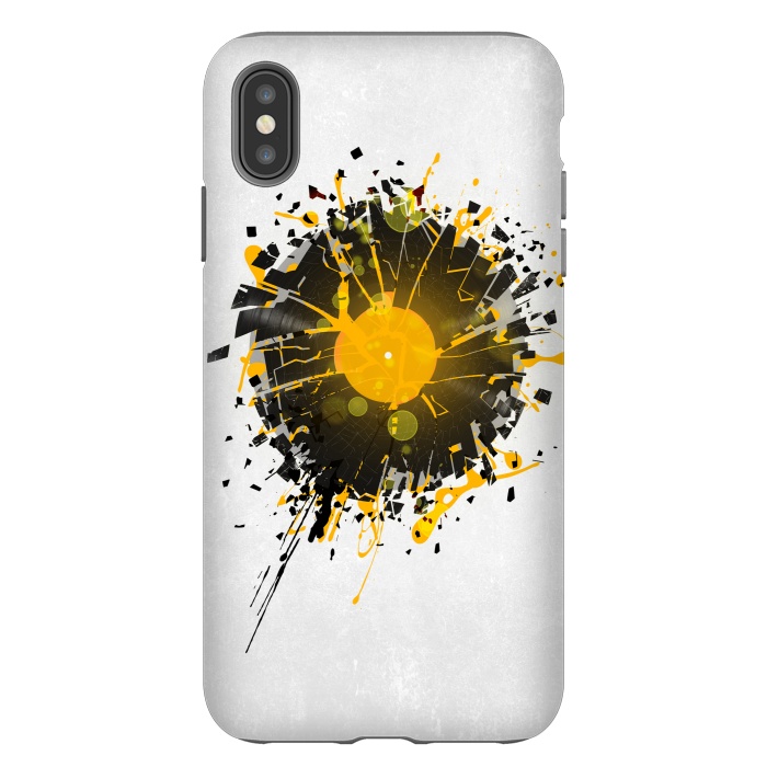 iPhone Xs Max StrongFit Don't Destroy the Vinyl by Sitchko