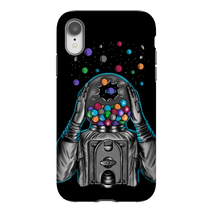iPhone Xr StrongFit Astronaut Explotion by Coffee Man
