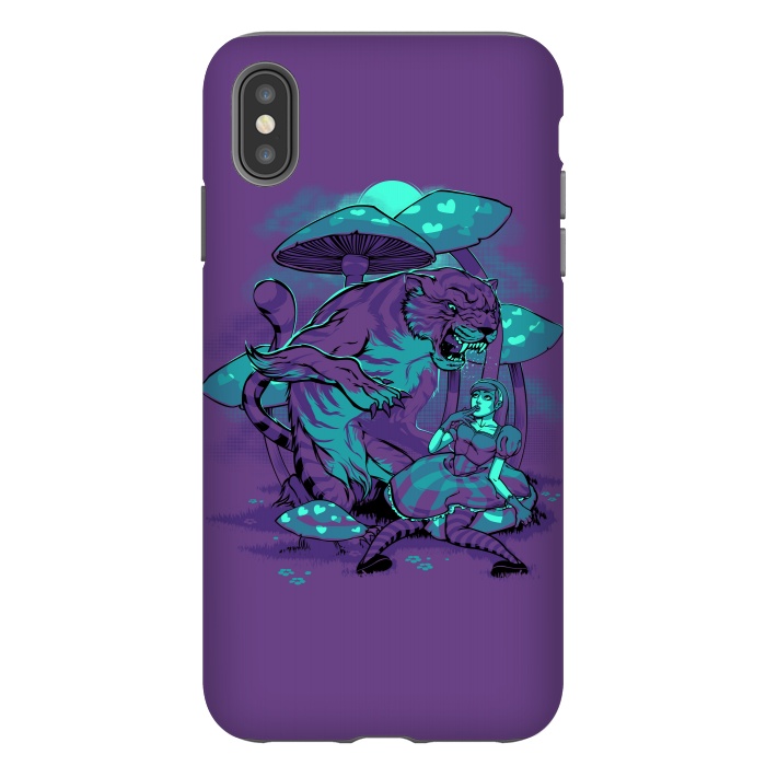 iPhone Xs Max StrongFit Cheshire Cat by Draco