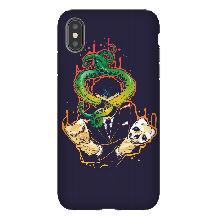 iPhone Xs Max StrongFit Faceless Man by Draco
