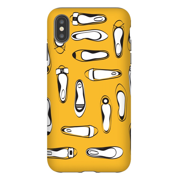 iPhone Xs Max StrongFit Yellow Ballerinas by Martina