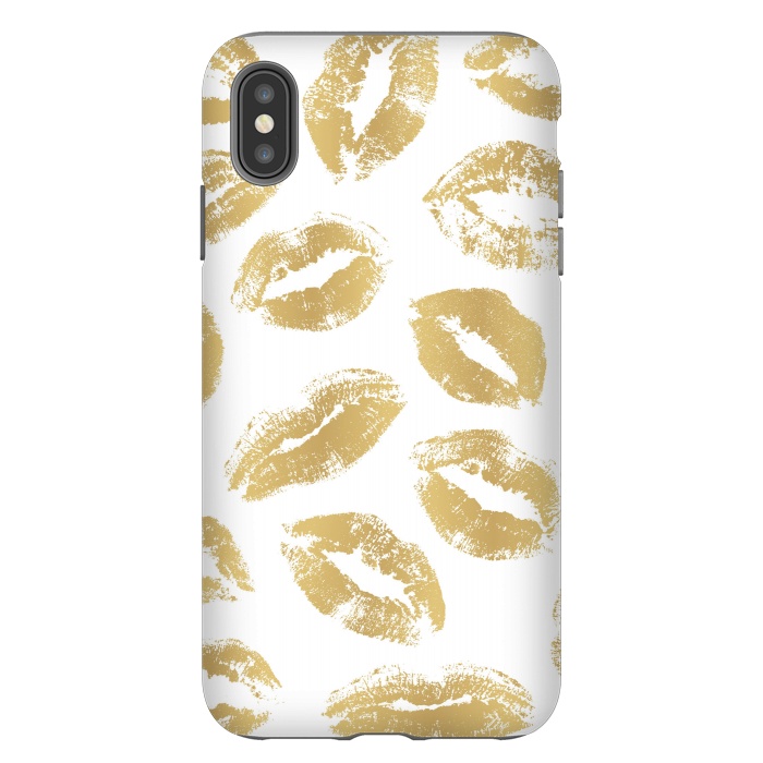 iPhone Xs Max StrongFit Golden Kiss by Martina