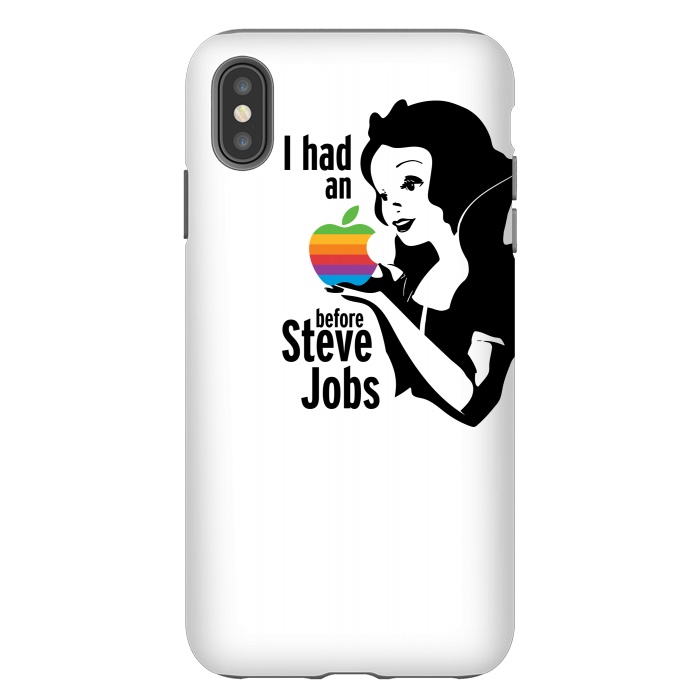 iPhone Xs Max StrongFit Snow White I Had An Apple by Alisterny