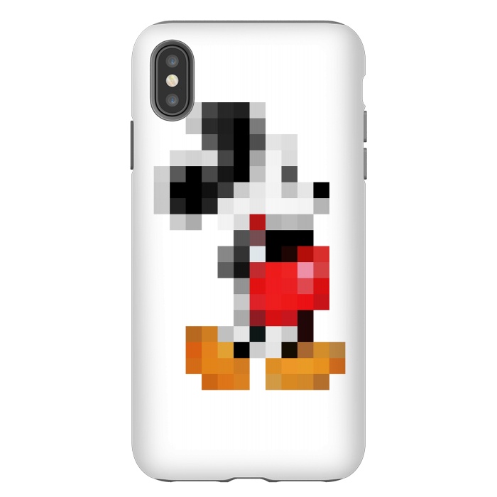 iPhone Xs Max StrongFit Mickey Mouse Pixel by Alisterny
