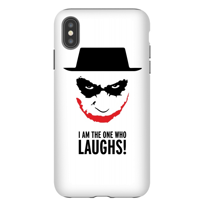 iPhone Xs Max StrongFit Heisenberg Joker I Am The One Who Laughs Breaking Bad Dark Knight  by Alisterny