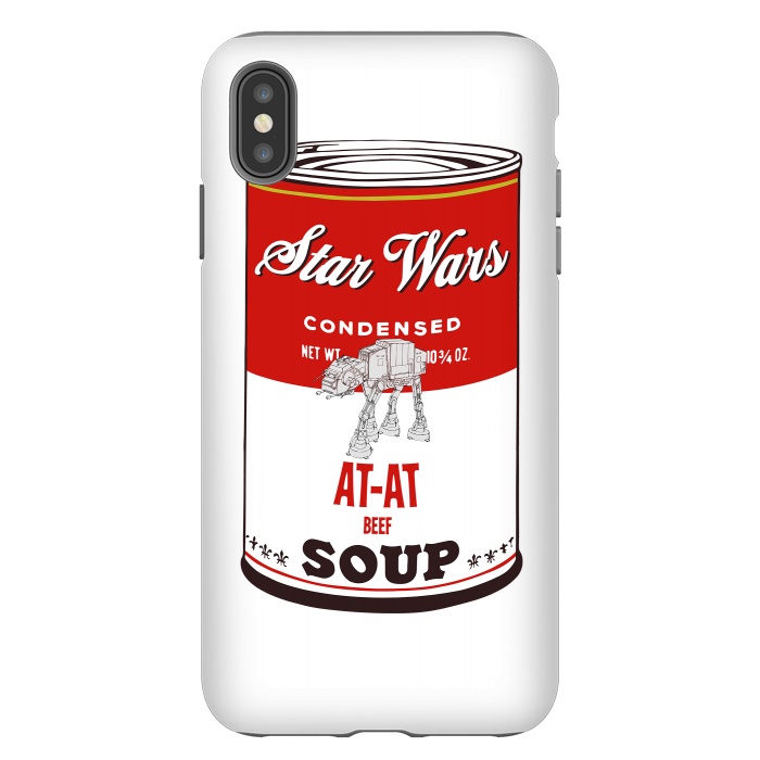 iPhone Xs Max StrongFit Star Wars Campbells Soup At-At by Alisterny