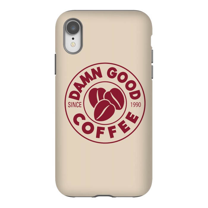iPhone Xr StrongFit Twin Peaks Damn Good Coffee Costa by Alisterny