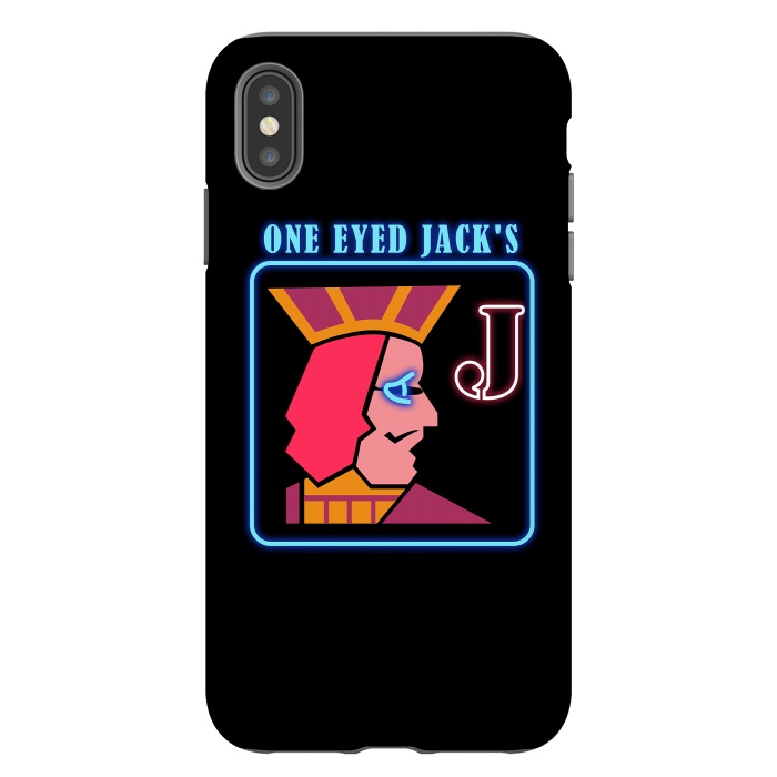 iPhone Xs Max StrongFit Twin Peaks One Eye Jacks by Alisterny