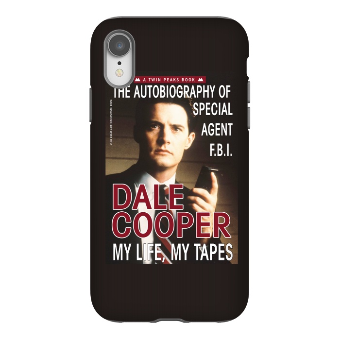 iPhone Xr StrongFit Twin Peaks Dale Cooper Book by Alisterny