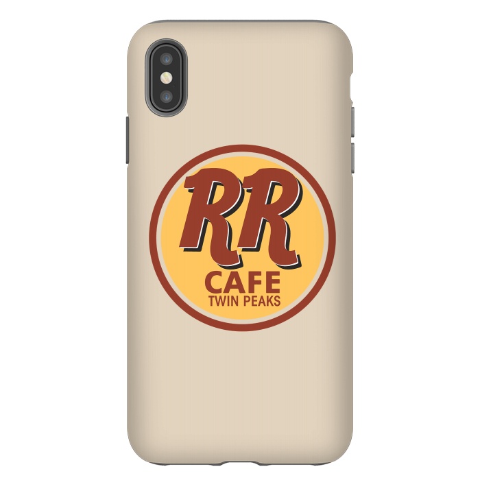 iPhone Xs Max StrongFit Twin Peaks RR Cafe by Alisterny