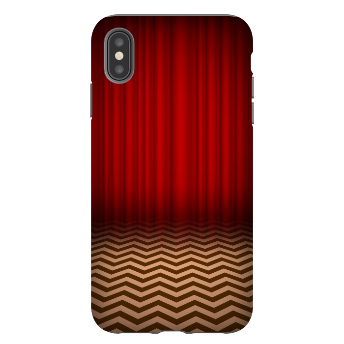 iPhone Xs Max StrongFit Twin Peaks Red Room by Alisterny