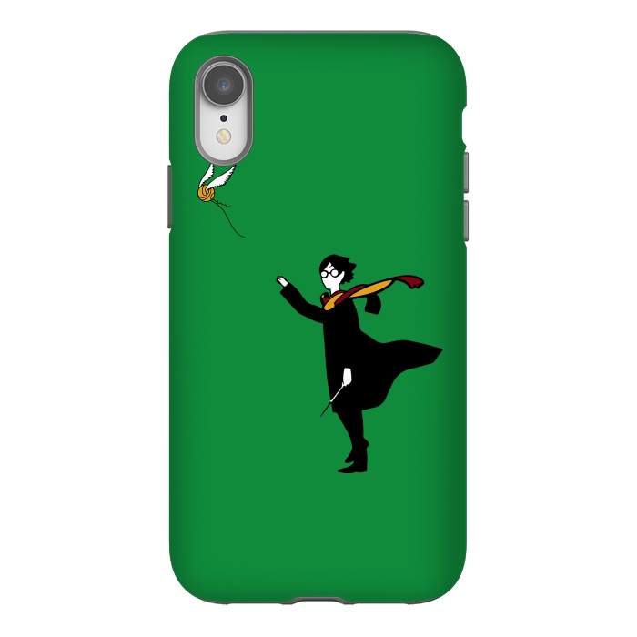iPhone Xr StrongFit Harry Potter Banksy Balloon by Alisterny