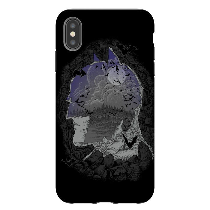 iPhone Xs Max StrongFit Bat Cave by Branko Ricov