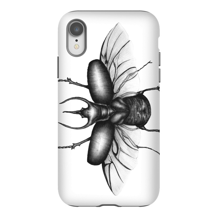 iPhone Xr StrongFit Beetle Wings by ECMazur 