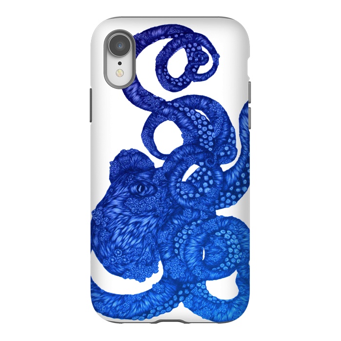 iPhone Xr StrongFit Ombre Octopus by ECMazur 