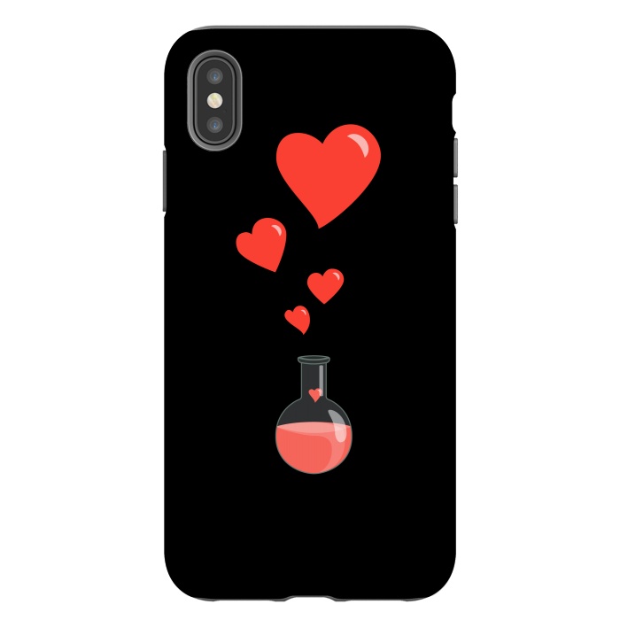 iPhone Xs Max StrongFit Flask Of Hearts Love Chemistry by Boriana Giormova