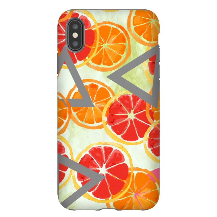 iPhone Xs Max StrongFit Citrus Play by Allgirls Studio