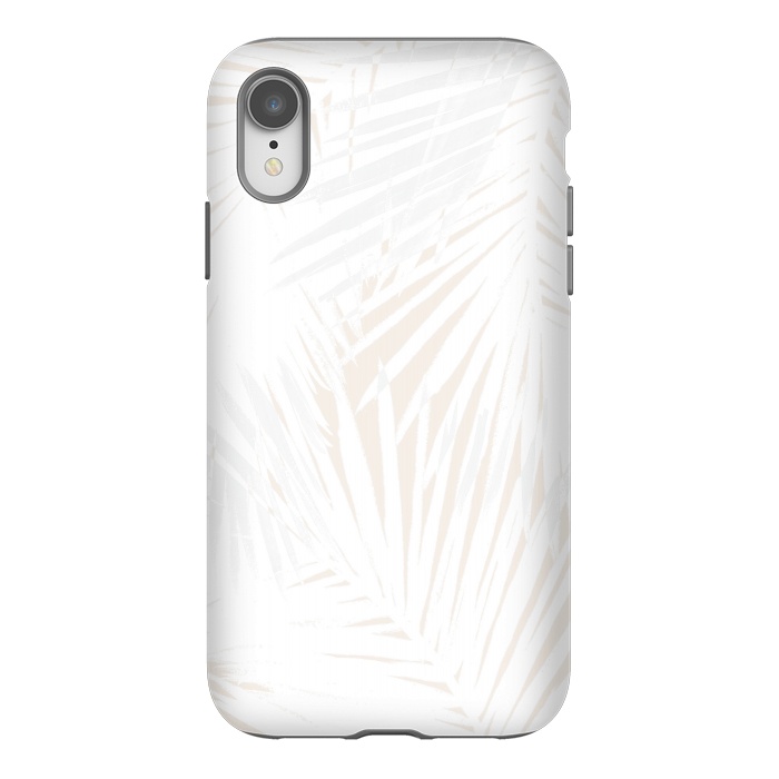 iPhone Xr StrongFit Blush Palms by Caitlin Workman