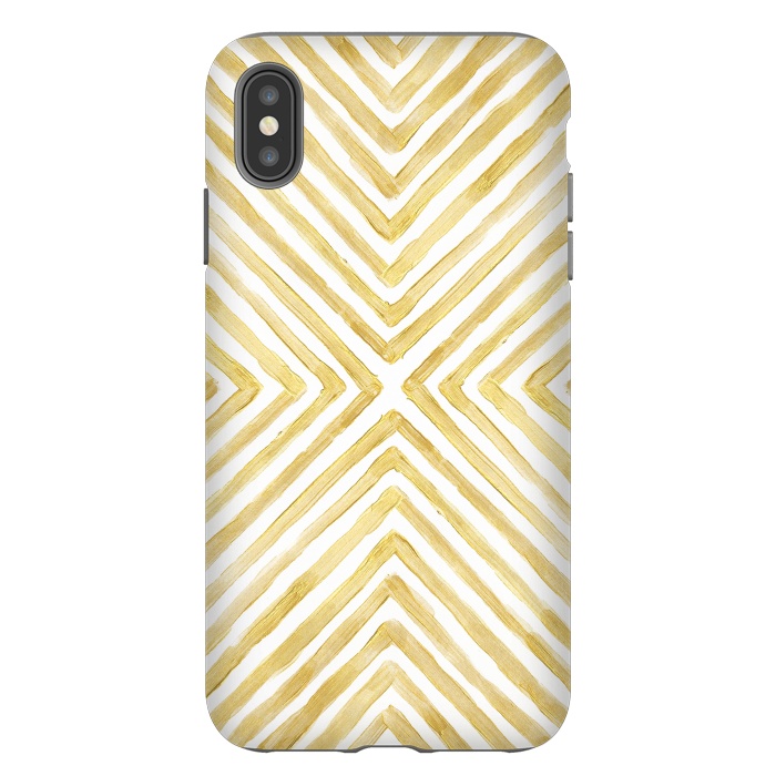 iPhone Xs Max StrongFit Gilded Bars by Caitlin Workman