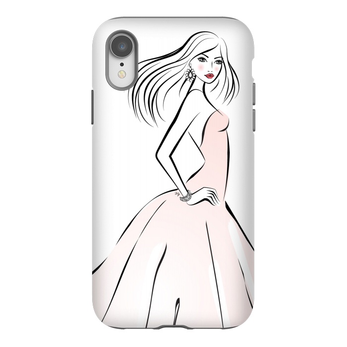 iPhone Xr StrongFit Elegant woman bride by Martina