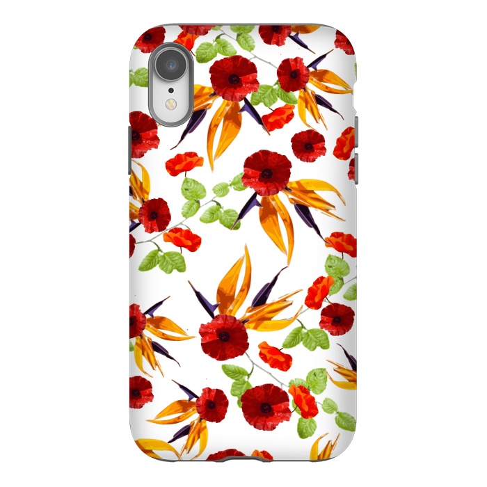 iPhone Xr StrongFit Mini Poppy Star by Zala Farah