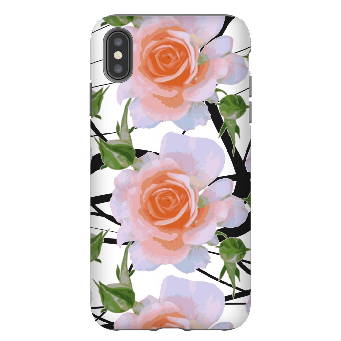 iPhone Xs Max StrongFit Swiggles + Florals by Zala Farah