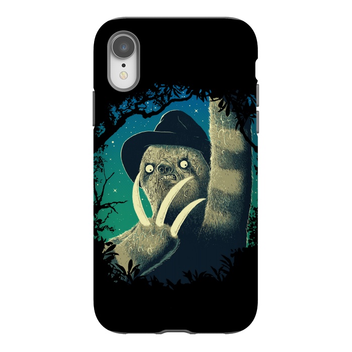 iPhone Xr StrongFit Sloth Freddy by Branko Ricov