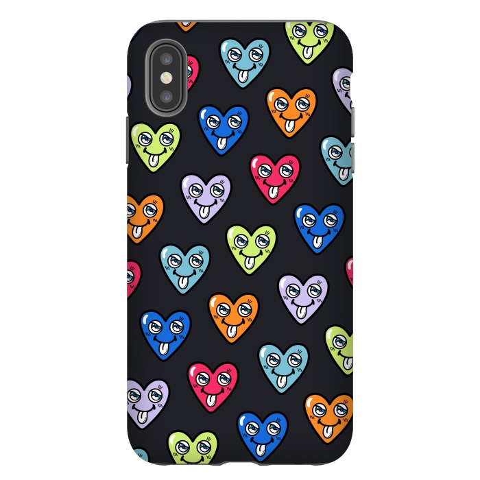iPhone Xs Max StrongFit LOVE HEARTS by Michael Cheung