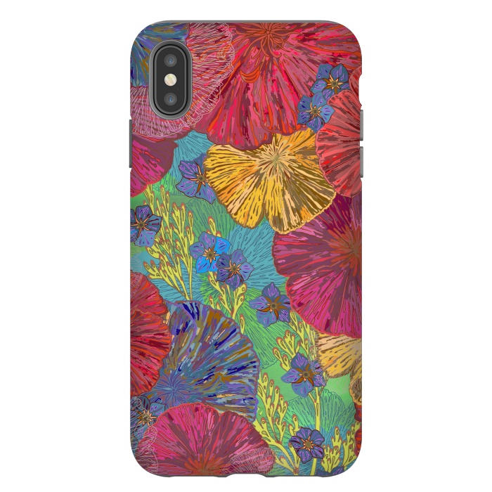 iPhone Xs Max StrongFit The Parting of the Poppies by Lotti Brown