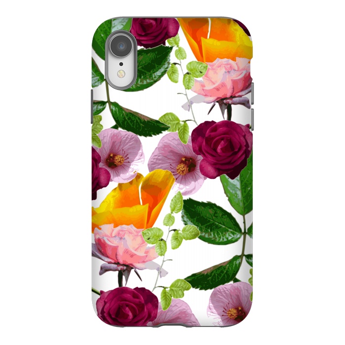 iPhone Xr StrongFit Kiddy Florals by Zala Farah