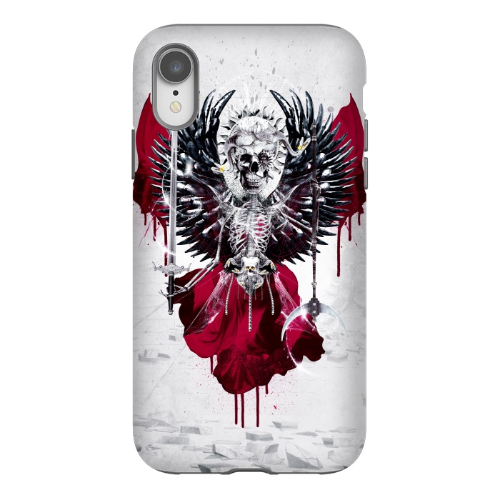 iPhone Xr StrongFit Skull Lord by Riza Peker