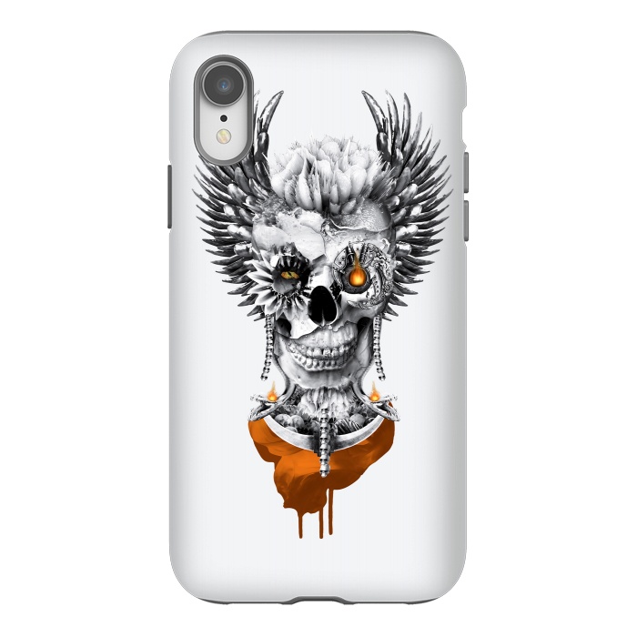 iPhone Xr StrongFit Skull Lord II by Riza Peker
