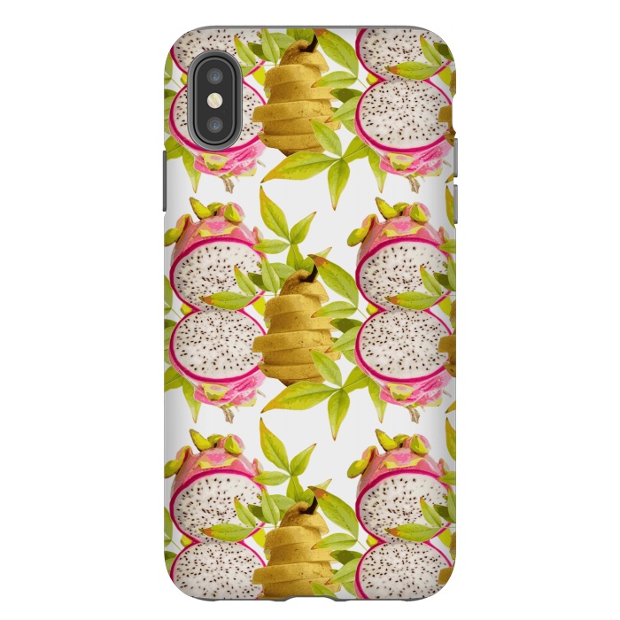 iPhone Xs Max StrongFit Pear and Dragon Fruit by Zala Farah