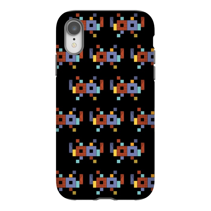 iPhone Xr StrongFit Retro Cubism by Coffee Man