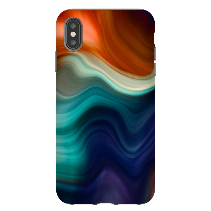 iPhone Xs Max StrongFit Color Wave by CatJello