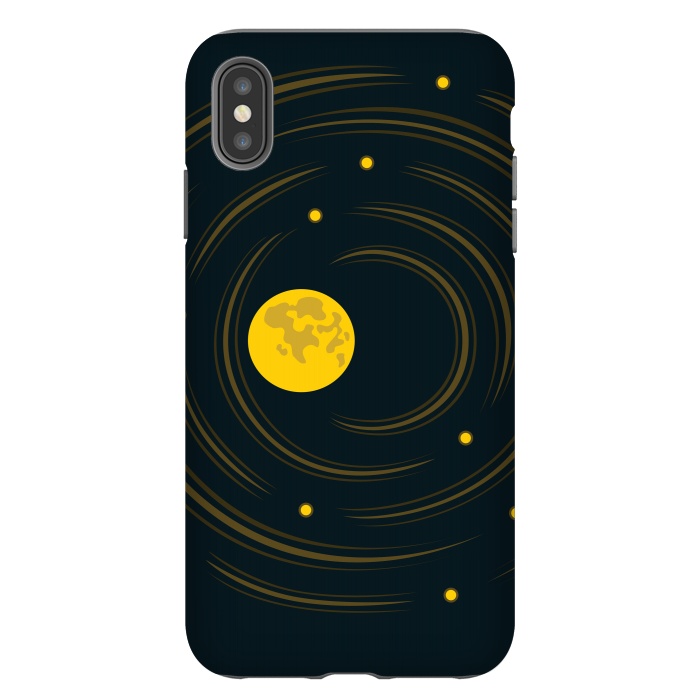 iPhone Xs Max StrongFit Geek Abstract Stars And Moon by Boriana Giormova