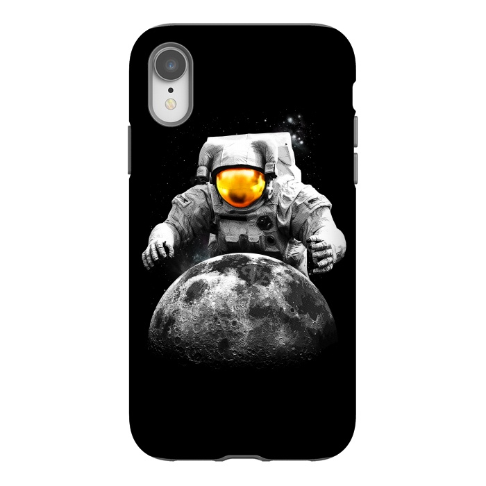 iPhone Xr StrongFit The conquest of the moon by Mitxel Gonzalez