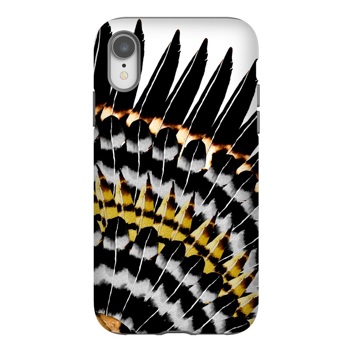 iPhone Xr StrongFit Feather Fringe by Amaya Brydon