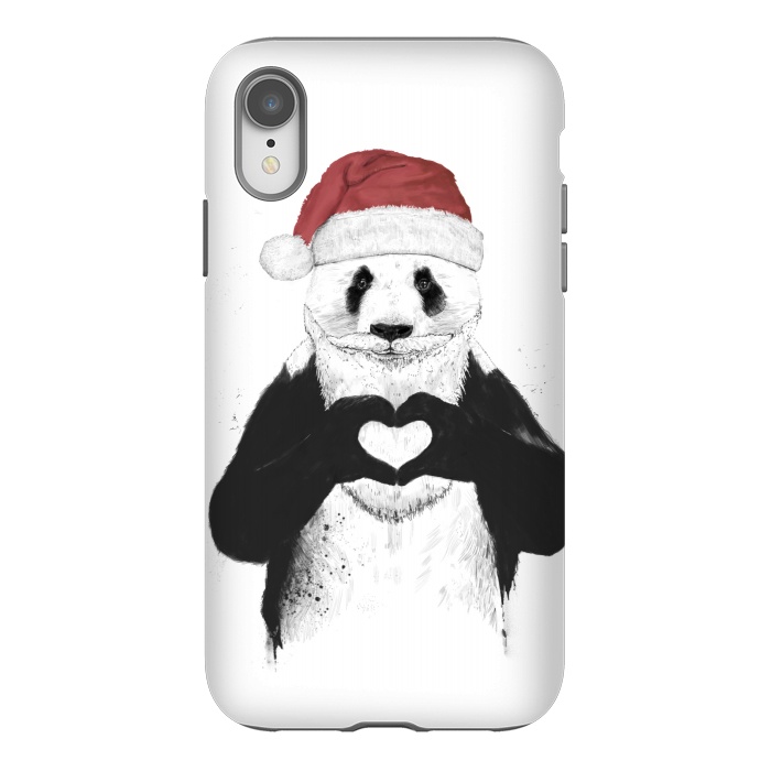 iPhone Xr StrongFit Santa panda by Balazs Solti