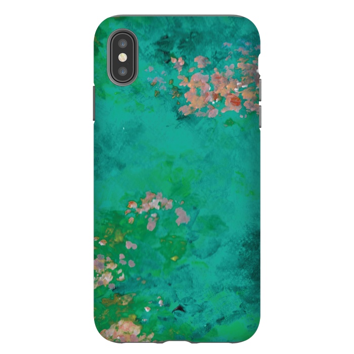 iPhone Xs Max StrongFit Impressionist Lake by Zoe Charlotte