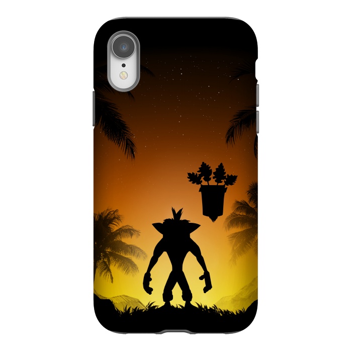 iPhone Xr StrongFit Protector of the island by Denis Orio Ibañez