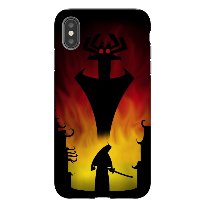 iPhone Xs Max StrongFit Fighting the Darkness by Denis Orio Ibañez